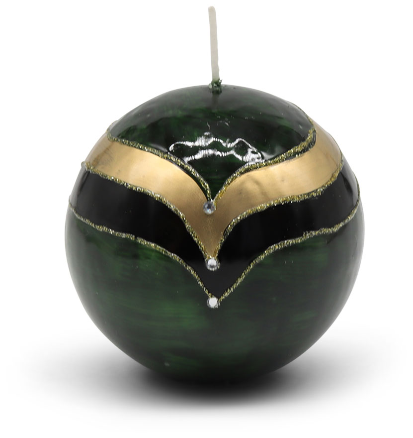 Candle ball Ornament 8 green