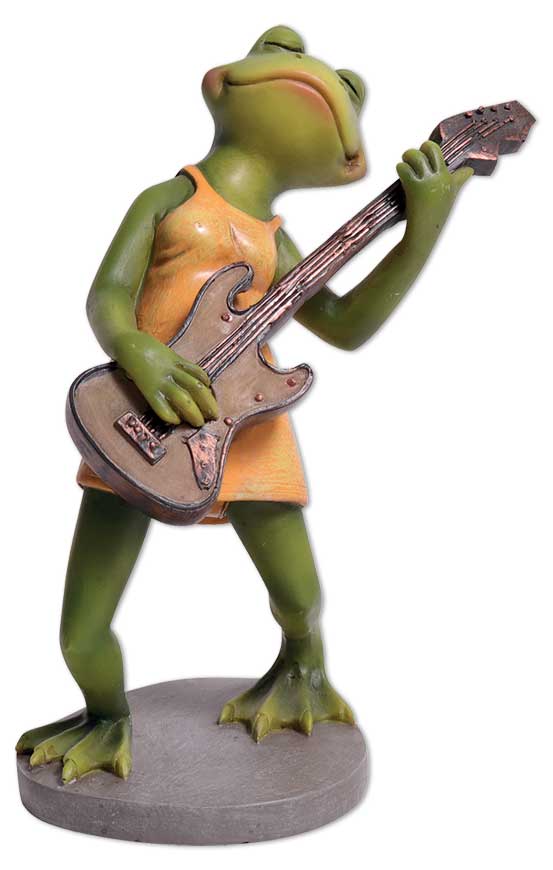 Frosch Roxi die Gitarristin