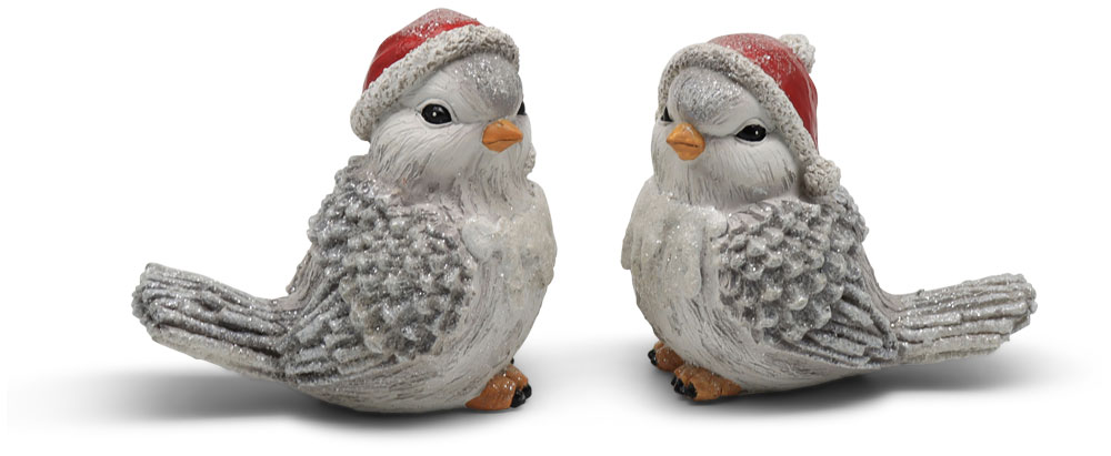 Winterspatz mit Mütze