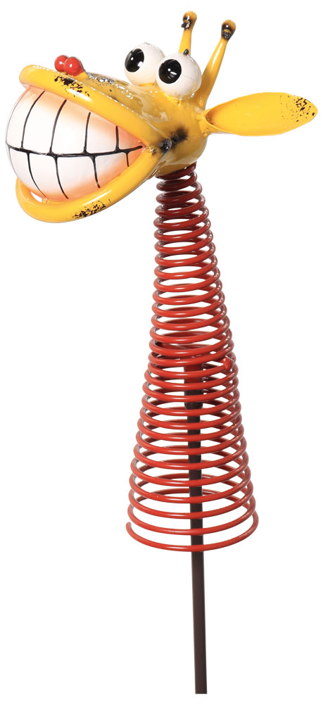 Gartenstecker Giraffe Alma, Metall