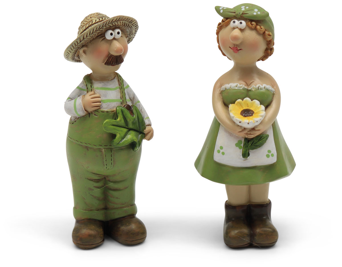 Gärtner Alma & Fred, Polyresin