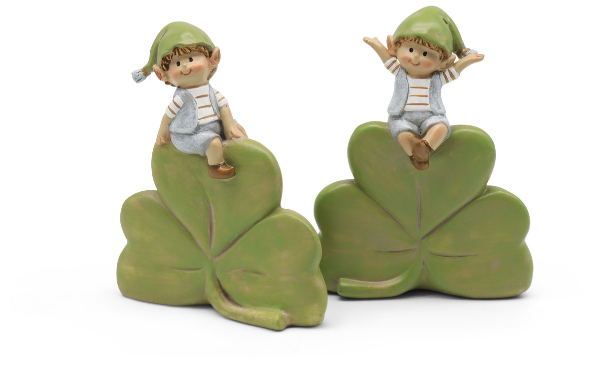 Glückskinder Bell & Woody, Polyresin