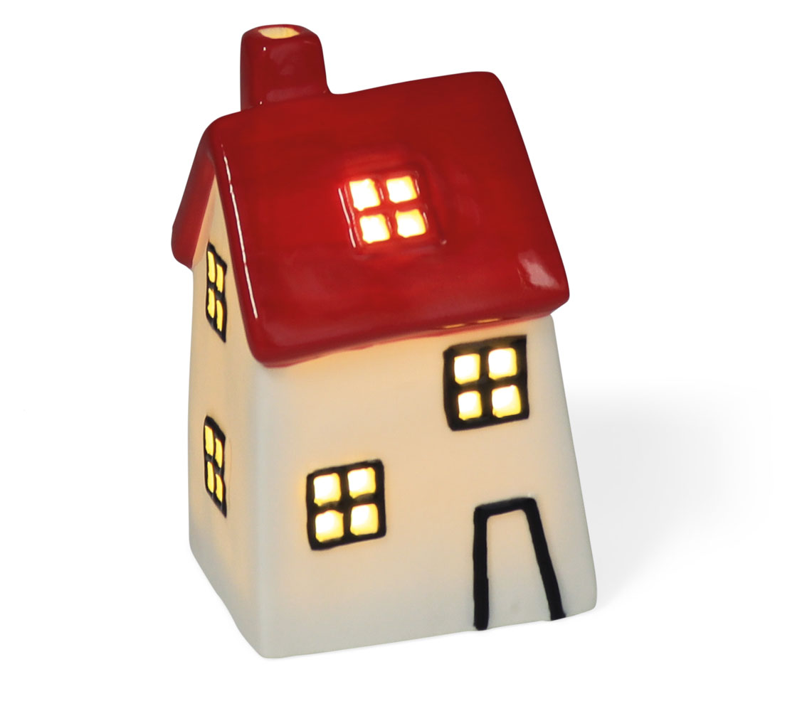 LED Haus GULGANI, mit Timer, Keramik