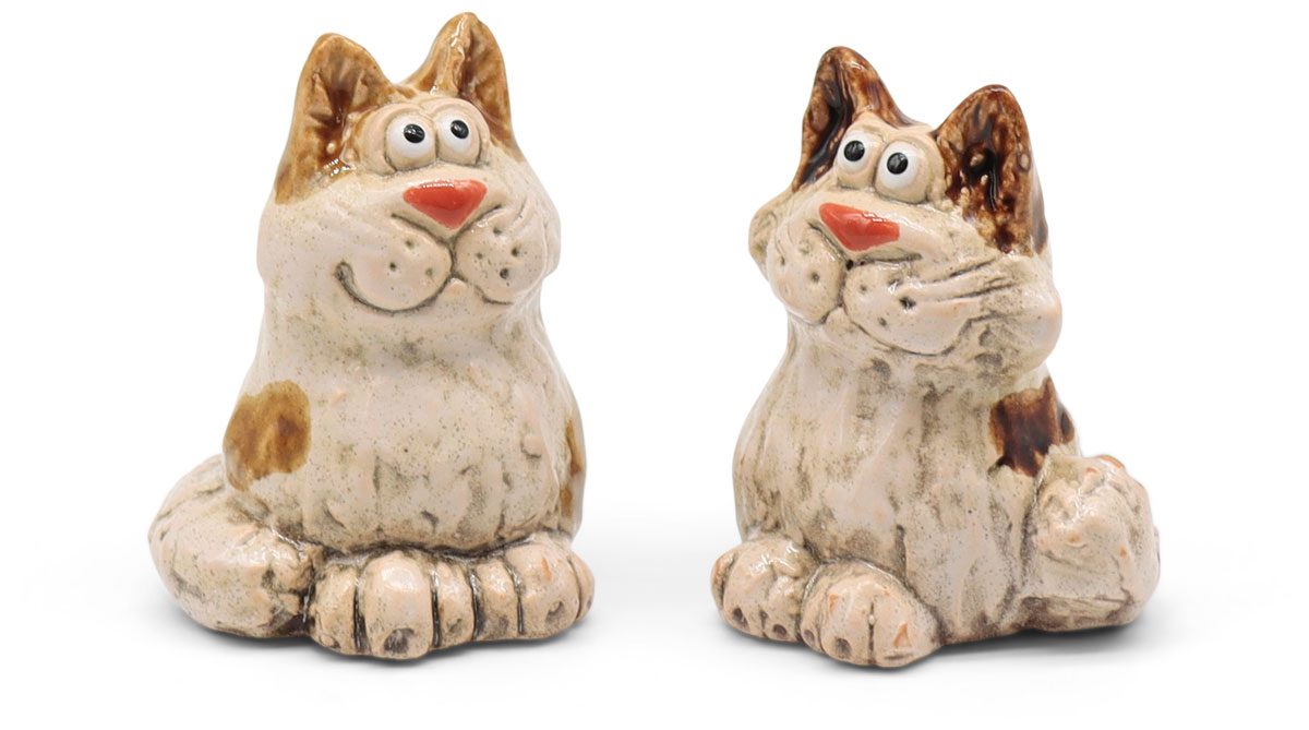 Katzen Muffin & Cookie, Steingut