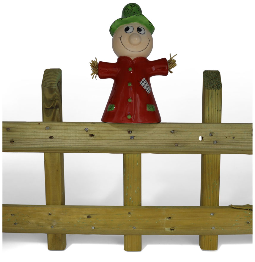 Fence figure "Erwin" red