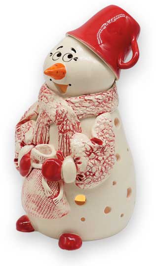 Tealight holder snowman Boris