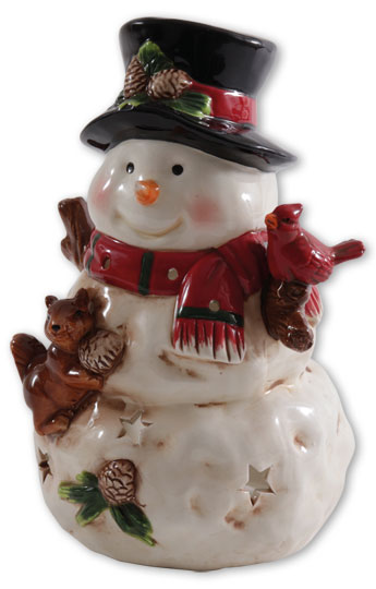Tealight snowman "Flocke"