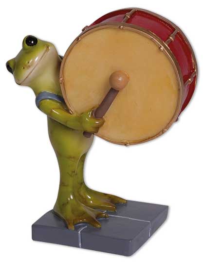 Frog Paulchen as drummer