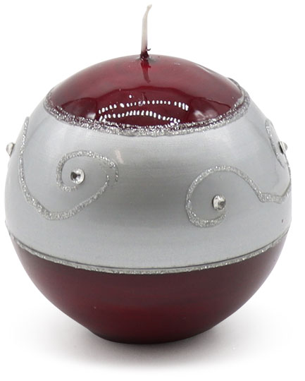 Candle ball Ornament 1 red