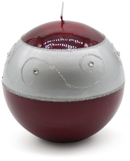 Candle ball Ornament 1 red