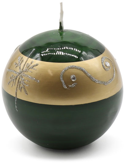 Candle ball Ornament 1 green
