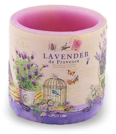 Kerzen-Teelichthalter "Lavendel"