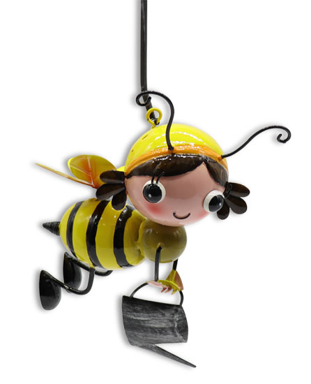 Metall-Schwingfigur Biene