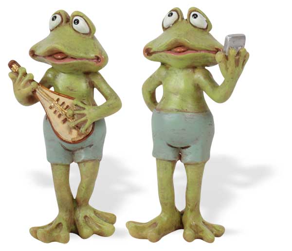 Musically frogs Gert & Gerda