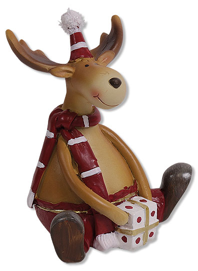 Reindeer Emil sitting