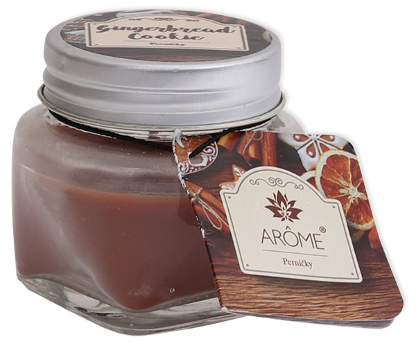 Aromatic candle in a glass Gingerbread Cookie