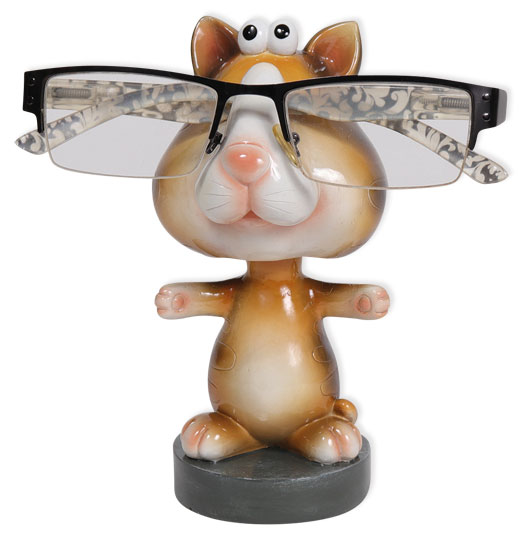 Brillenhalter Katze