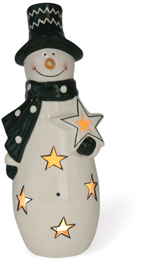 Tealight holder snowman Gerd