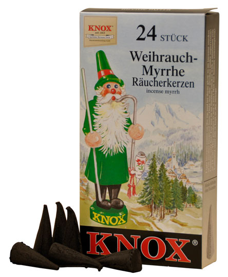 KNOX incense cones incense myrrh scent