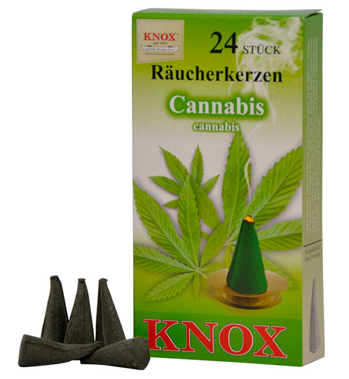 KNOX incense cones cannabis scent