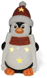 Pinguin Snoozely mit LED & Timer