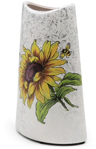 Vase "Sonnenblume" länglich