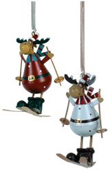 Schwingfigur Elch, 2er Mix