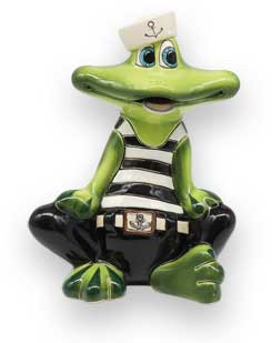 Coin bank frog Sergej