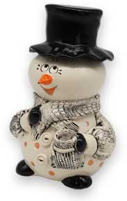 Tealight holder snowman Igor