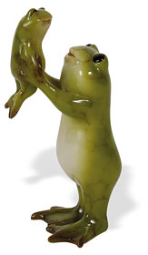 Frosch mit Baby