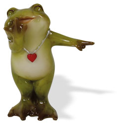 Verliebter Frosch