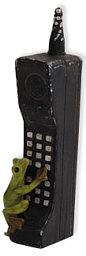 Frosch Paul der Telefonist