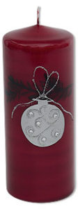 Candle cylinder "Baumkugel" (christmas ball)