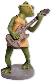 Frosch Roxi die Gitarristin