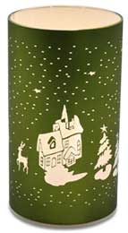 LED Glas "Motiv 2" grün