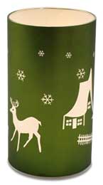 LED Glas "Motiv 3" grün