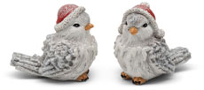 Winterspatz mit Mütze