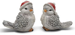 Winterspatz mit Mütze