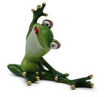 Frosch Isabelle beim Yoga