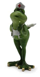 Frosch Pascal heilt