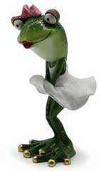 Frosch Isabelle die Ballerina