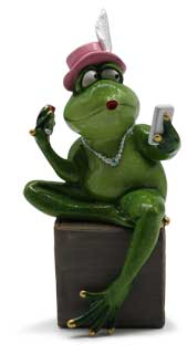 Frosch Isabelle beim Schminken