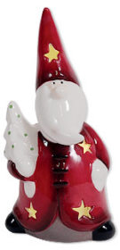 Teelichthalter Weihnachtsmann