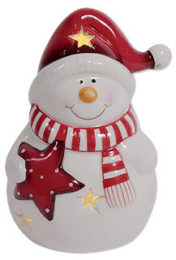 Tealight holder snowman Nine