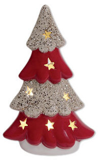 Teelichthalter Glitzer-Tannenbaum