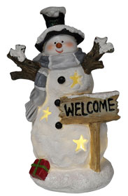 Teelichthalter Schneemann Tom