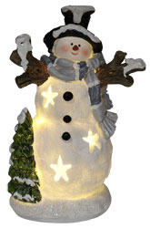 Teelichthalter Schneemann Tom