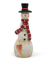 Schneemann Freezy, Polyresin