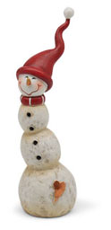 Schneemann Snowy, Polyresin