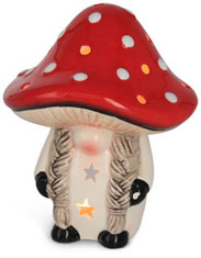 Tealight holder mushroom gnome Gwona
